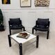 Paire de fauteuils + table ARKANA Maurice Burke