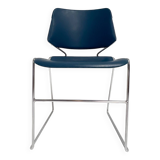 Chaise empilable Matrix Krueger par Thomas Tolleson, années 1970