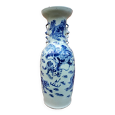 Grand Vase Chinois Céladon à Décor De Shishis, Chine XIXe