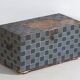 Ancienne malle peinte à décor géométrique (c.1920) #8