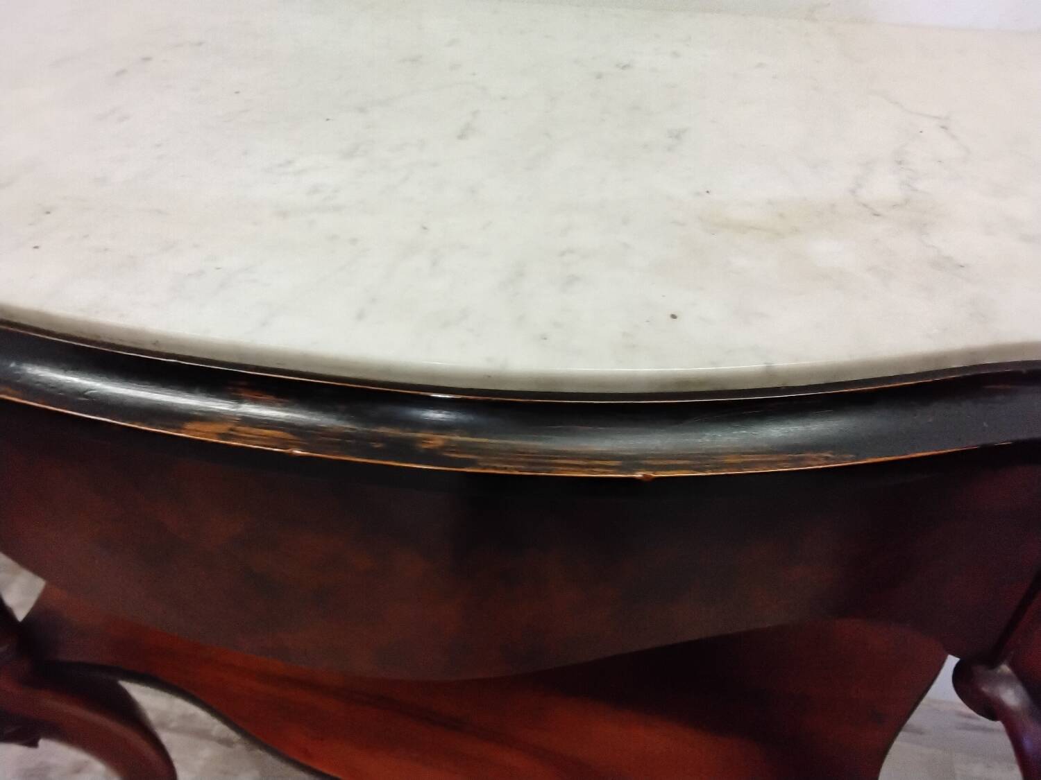 Console 19th Century in walnut