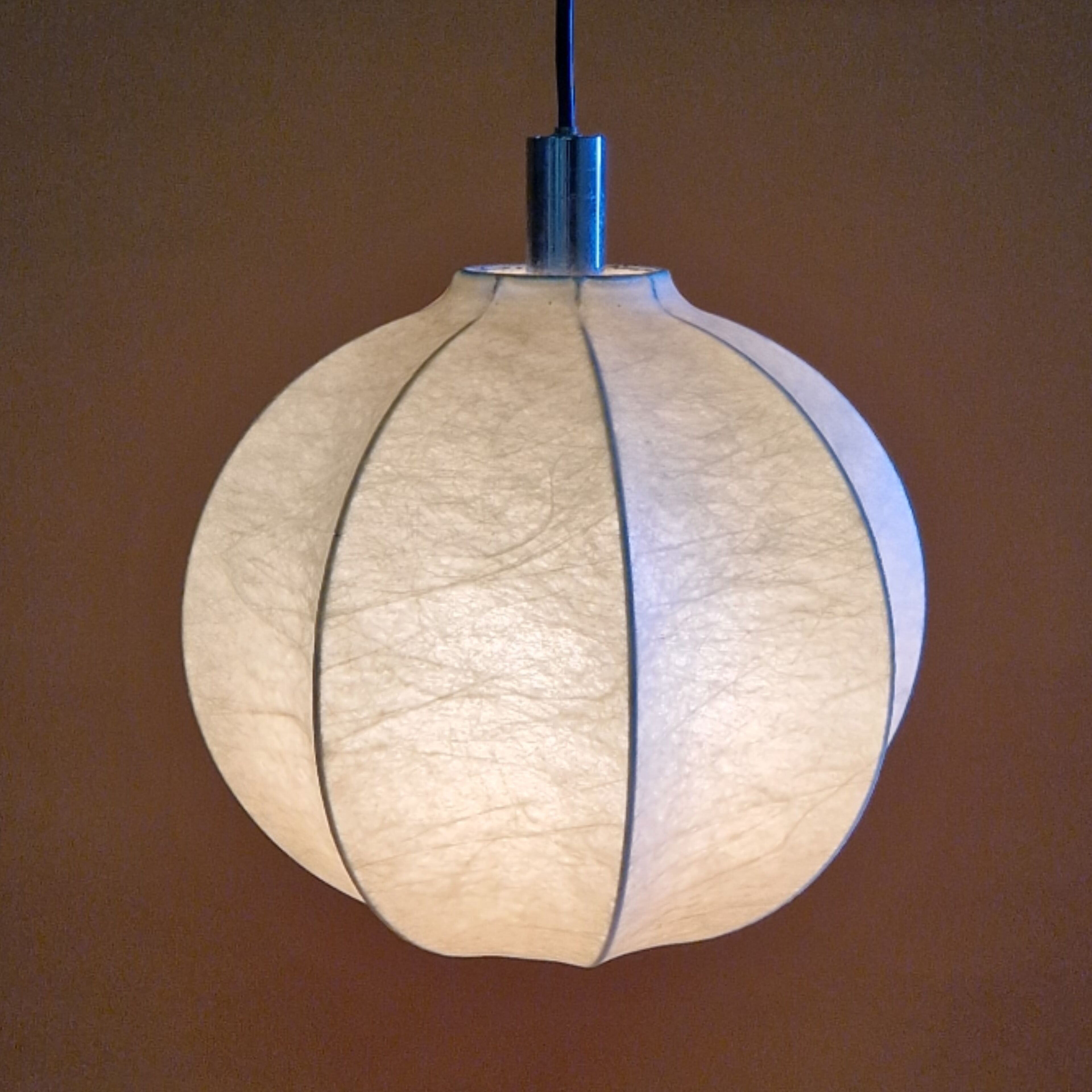 Mid century cocoon pendant lamp, Germany 1960s