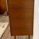 Vintage buffet with 2 doors – 60s/70s – wood and chrome handles