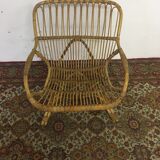 Italy rattan chair circa 1960
