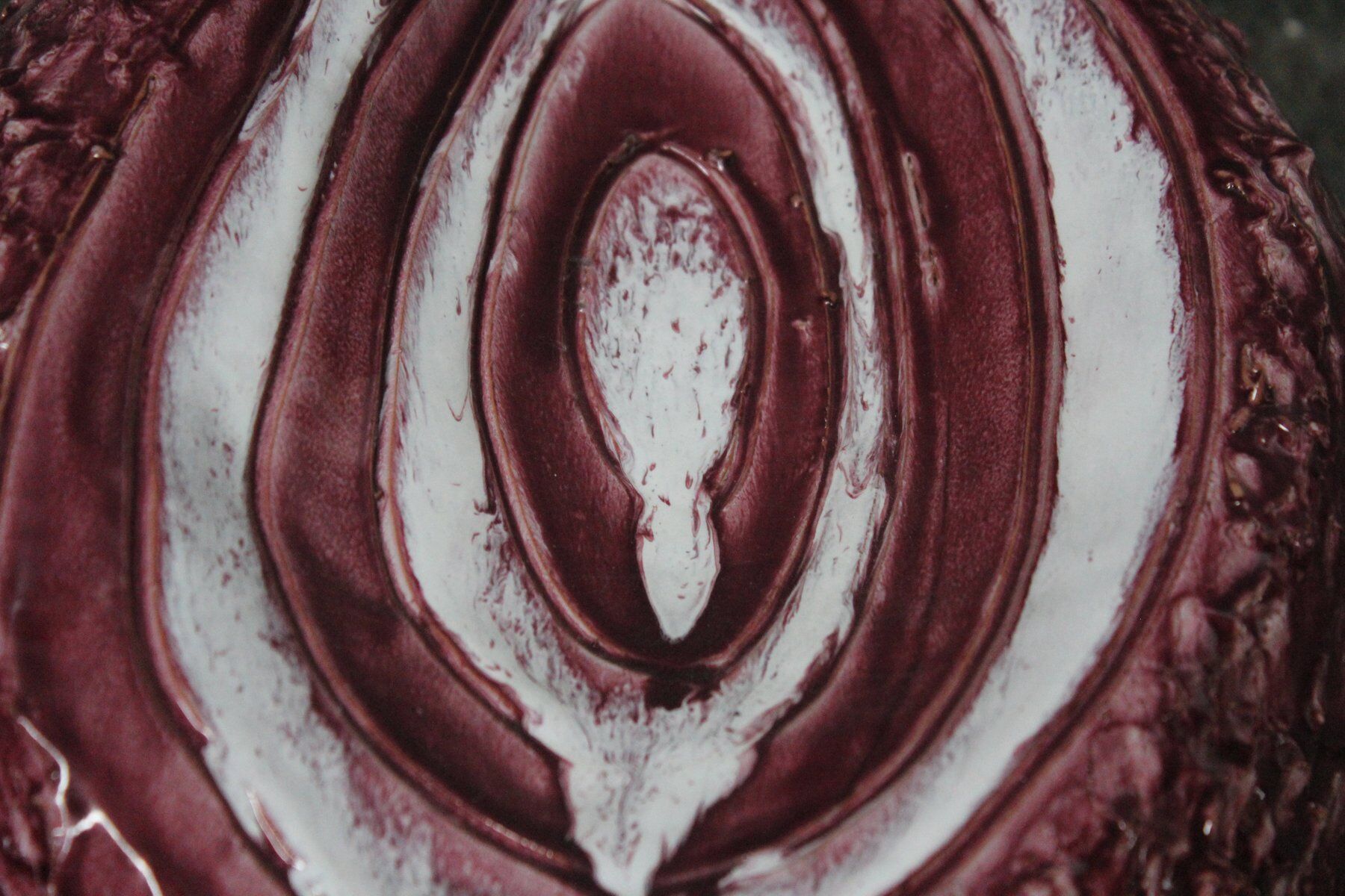 Mid-century bordeaux ceramic office lamps 60s