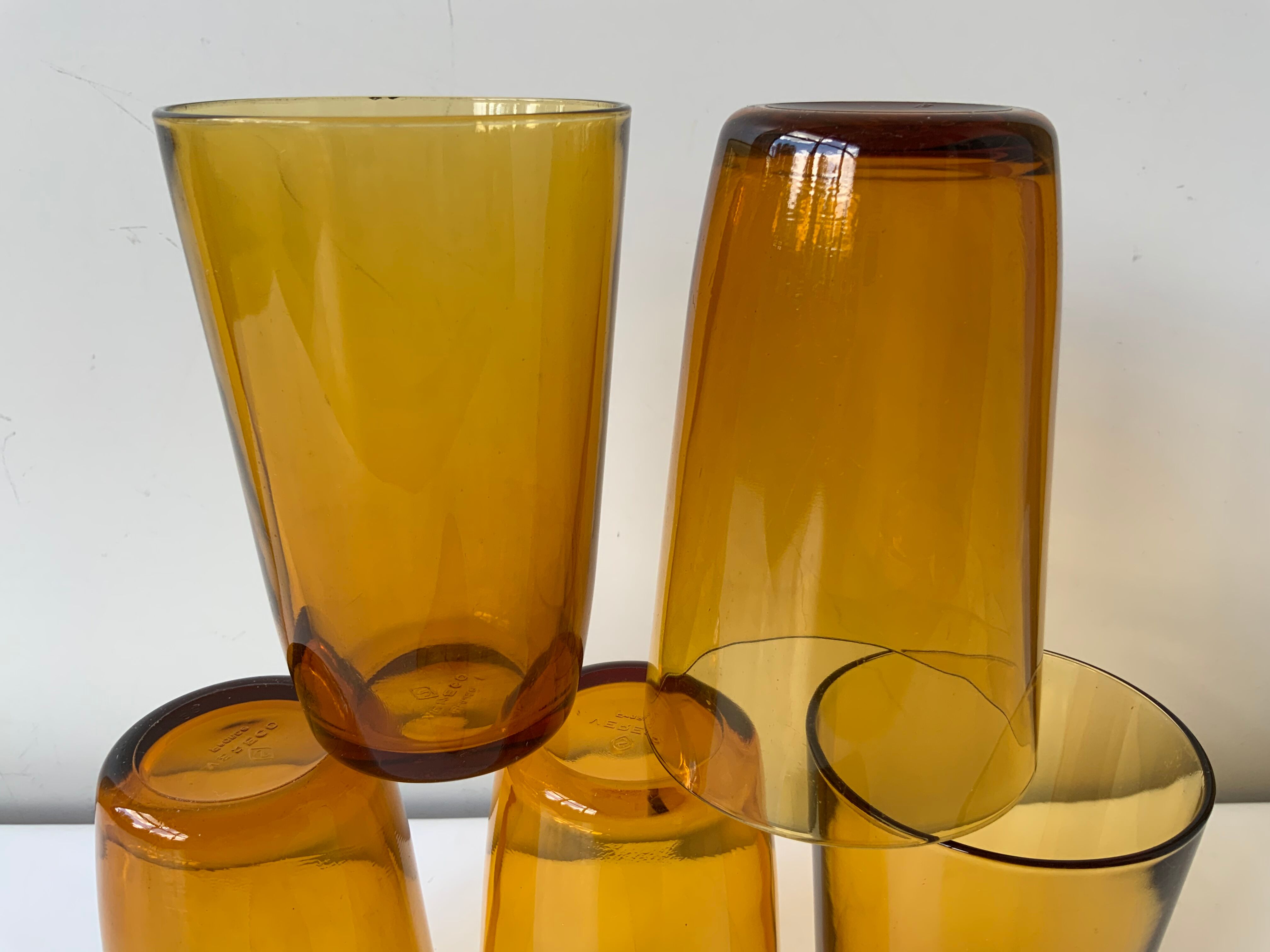 Verres ambrés