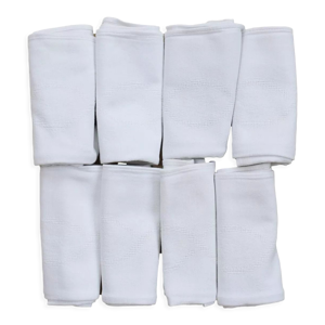Lot de 8 serviettes en