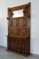Coat rack cloakroom wood carved folk art