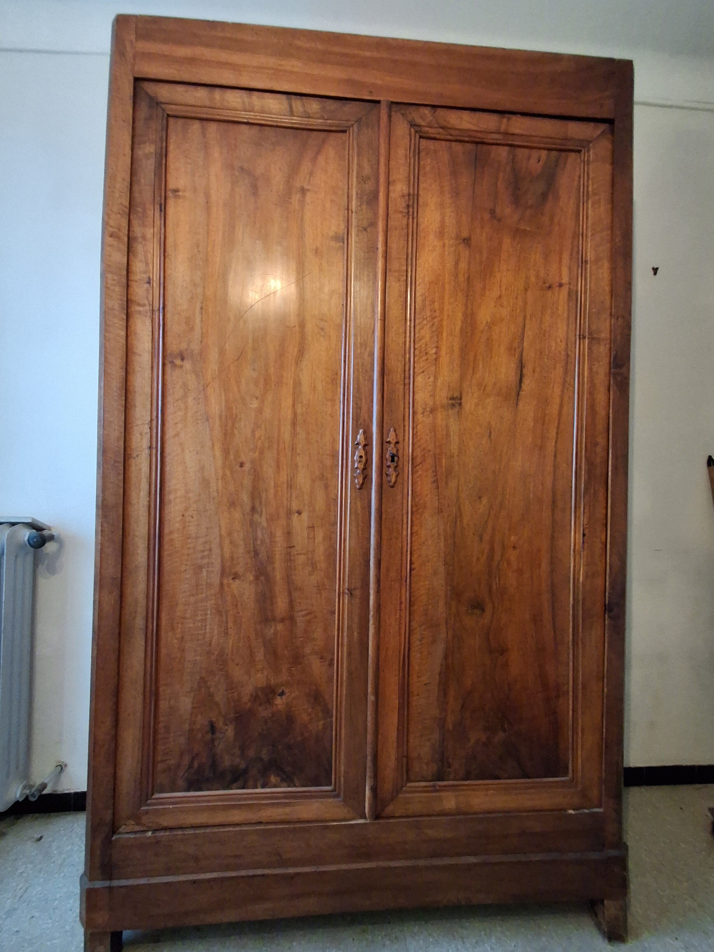 Antique walnut wardrobe