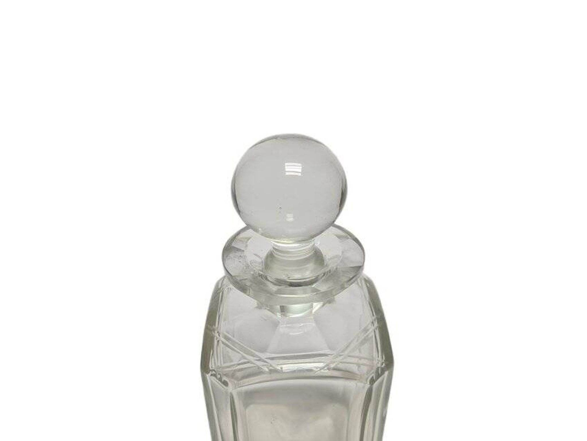 Art Deco crystal carafe, Germany, 1900s