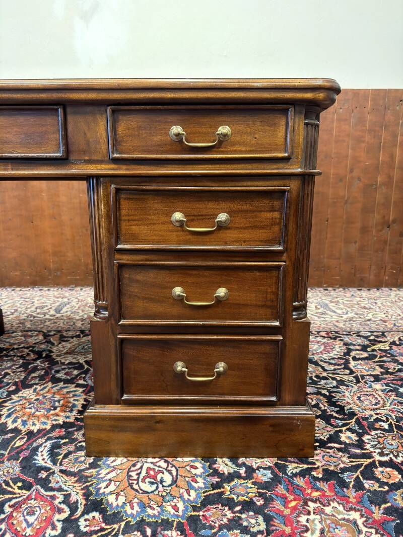 Classic English Chesterfield Desk