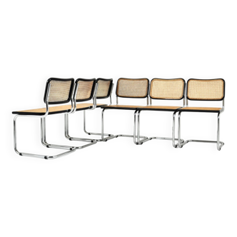 Set of 6 Style B32 dining room chairs by Marcel Breuer