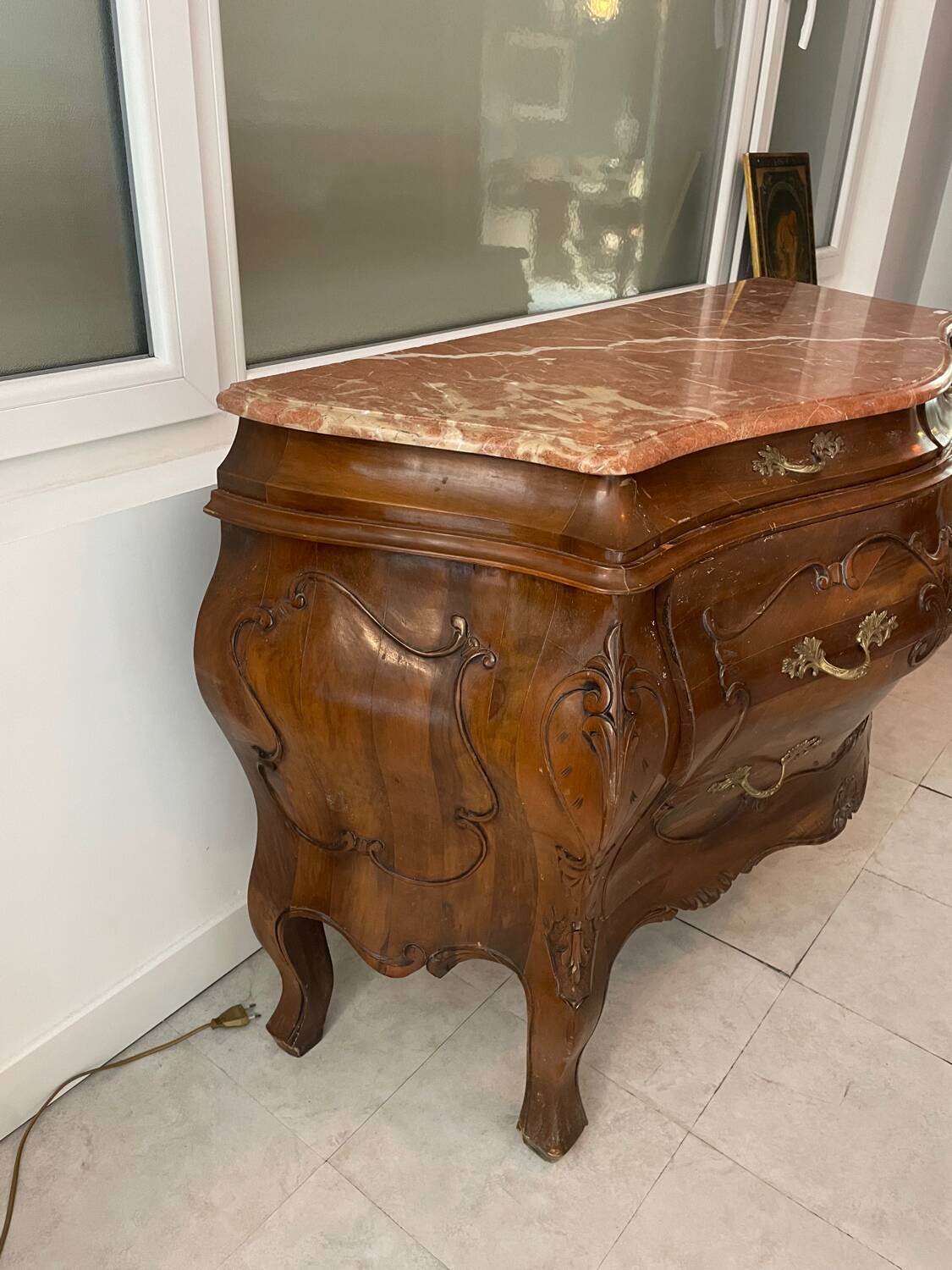 Louis XV tomb-style chest of drawers