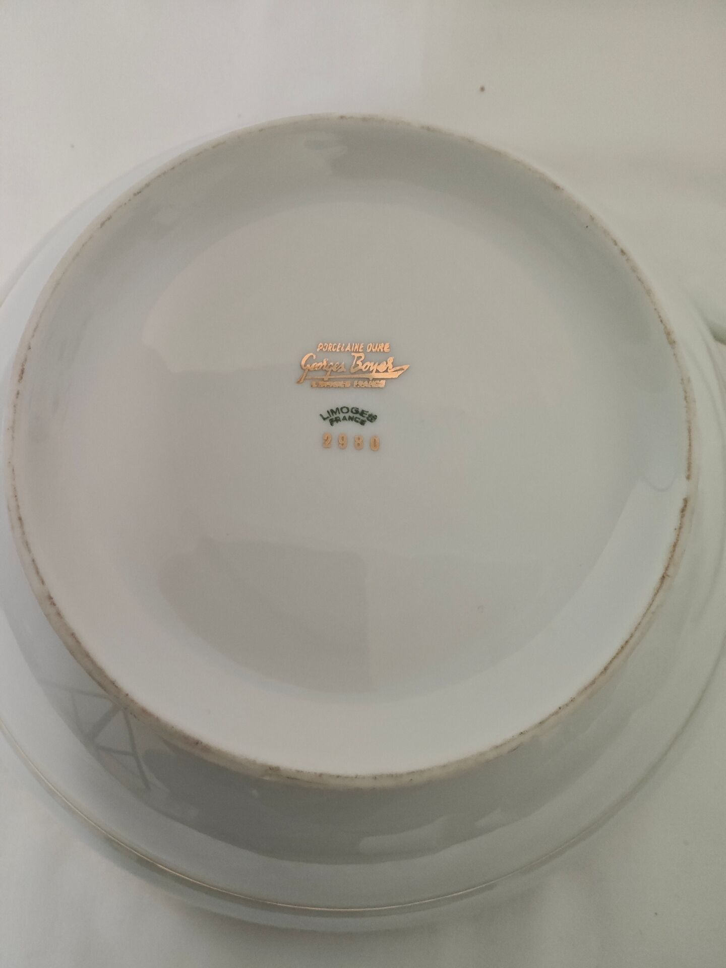 Limoges porcelain soup tureen