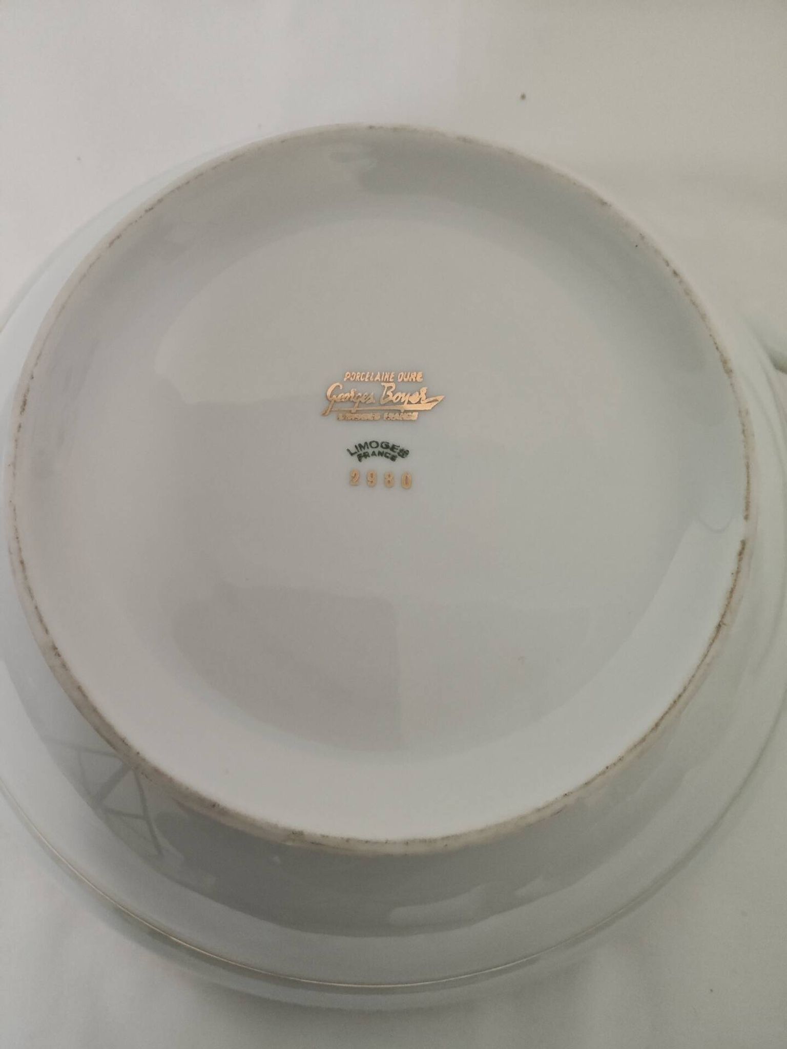 Limoges porcelain soup tureen