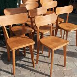 Set of 10 bistro chairs
