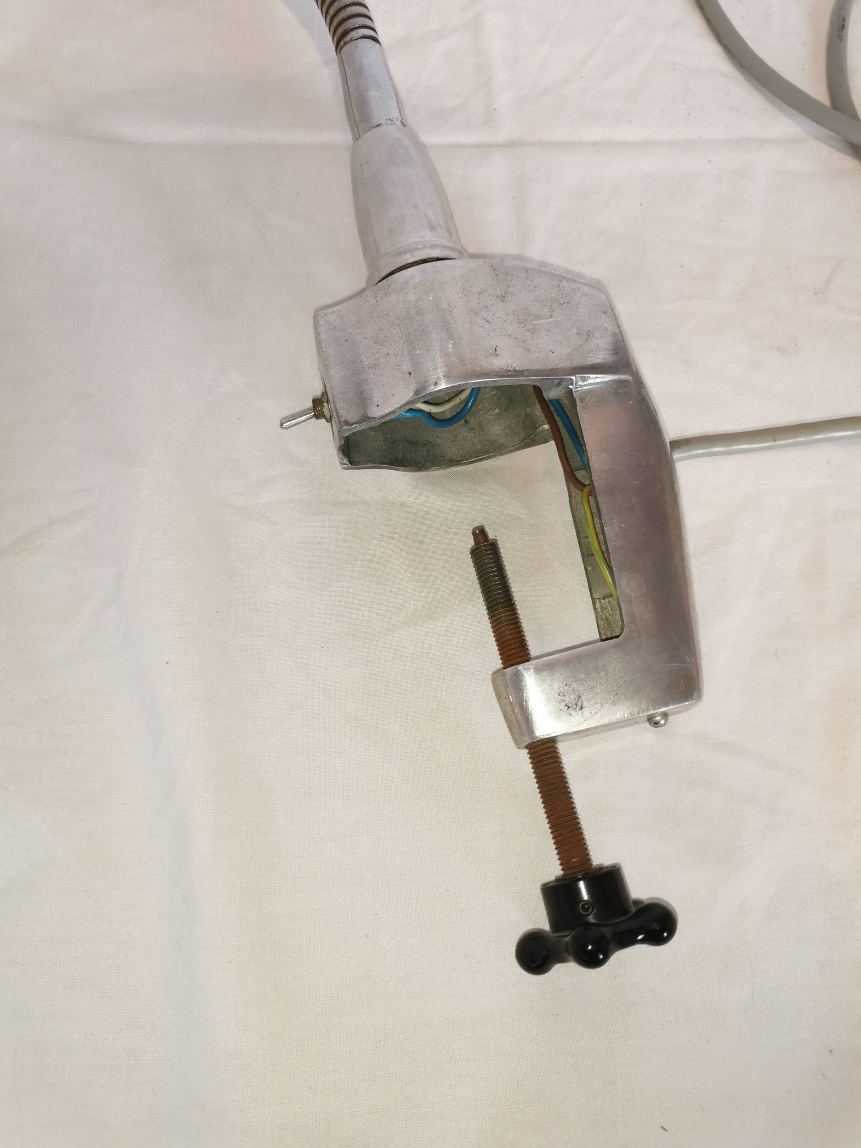 Jumo 215 flexible vice lamp, France, 1960.