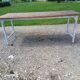Table Insutrielle en Aluminium et Bois