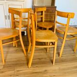 Set of 5 bistro chairs