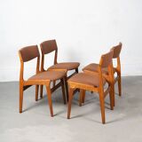 Set of 4 Danish Chairs by Nova Møbler