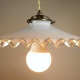 "RISE AND LOWER" SUSPENSION in OPALINE from the 1940s