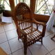 Chaise rotin enfant