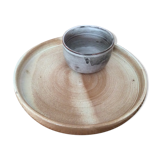 Set of stoneware dishes