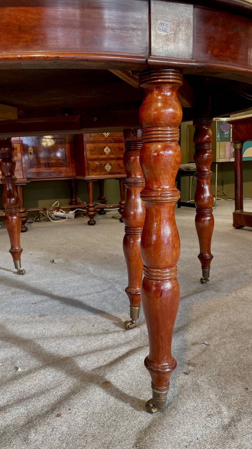Mahogany dining table
