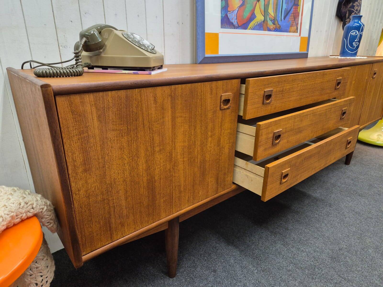 Vintage Scandinavian sideboard