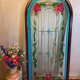 Lead stained glass window 1970-1980