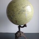 Earth globe l lebegue world map with cast 60cm paris xix