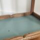 Art Deco side table with 2 sculpted tops