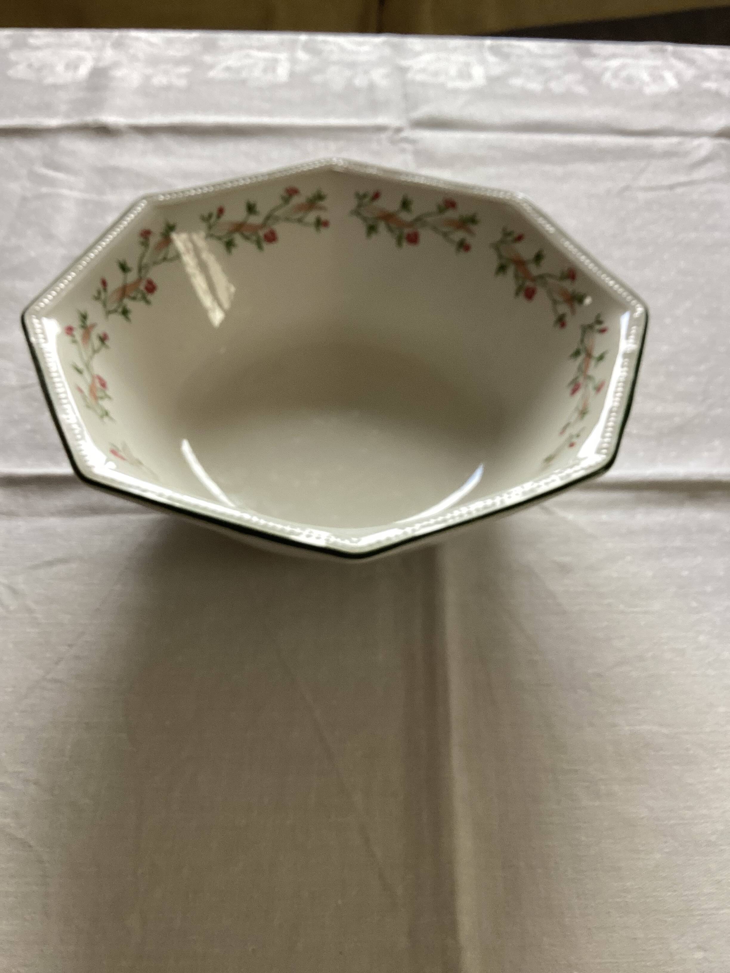 Johnson Brothers octagonal bowl dimensions: height - 7.5 cm -