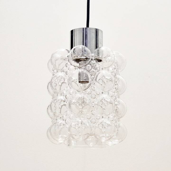 Mid-Century Modern Bubble Glass Ceiling Light/Pendant by Helena Tynell for Limburg, Germany, 1960s