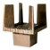 Brutalist Candle Holder / Chandelier in Bronze Circa 1950