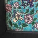 Longwy 19th-century enamels sellette