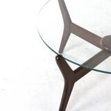 Round glass coffee table 'Summerseat'