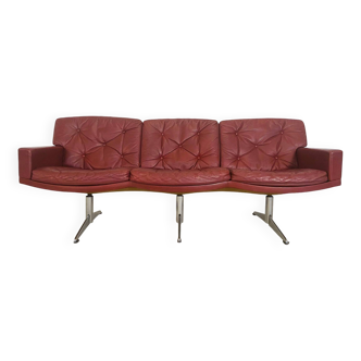VINTAGE NORWEGIAN FREDERIK KAYSER FOR VATNE MØBLER 3 PERSON SOFA 1970,s
