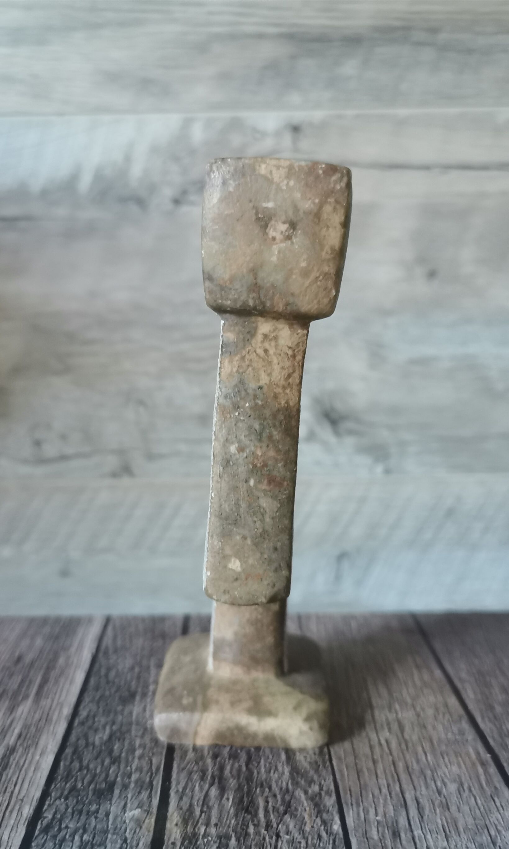 Ethnic stone candle holder