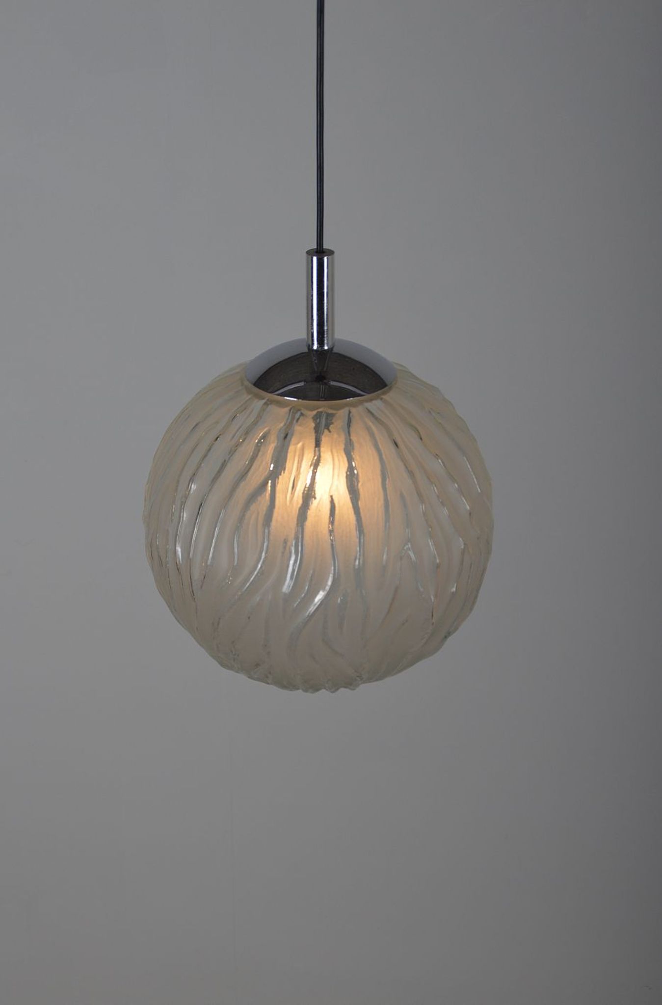 Mid-century globe hanging lamp, 1970s