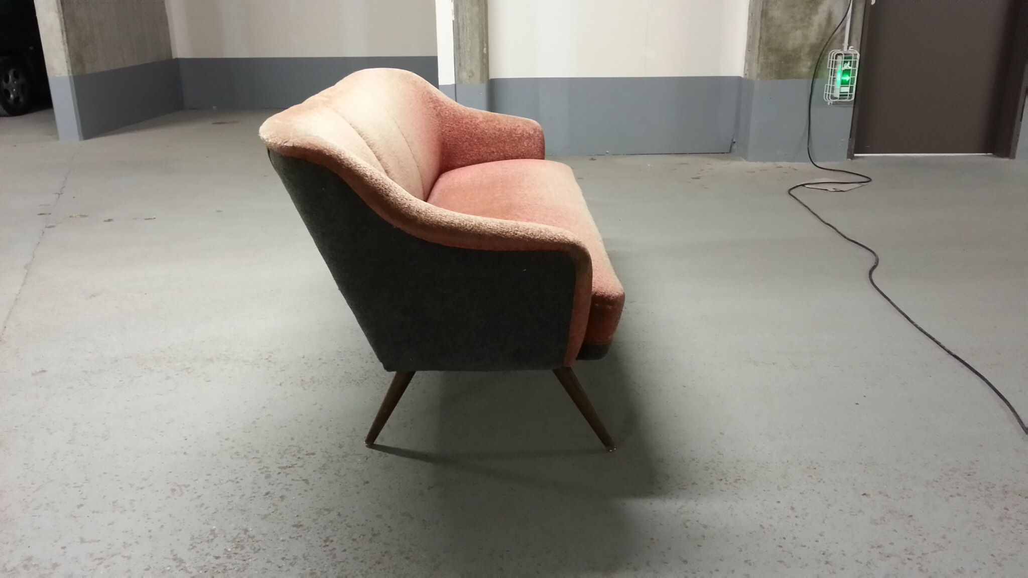 Canapee Danish 50s 60s and his chair