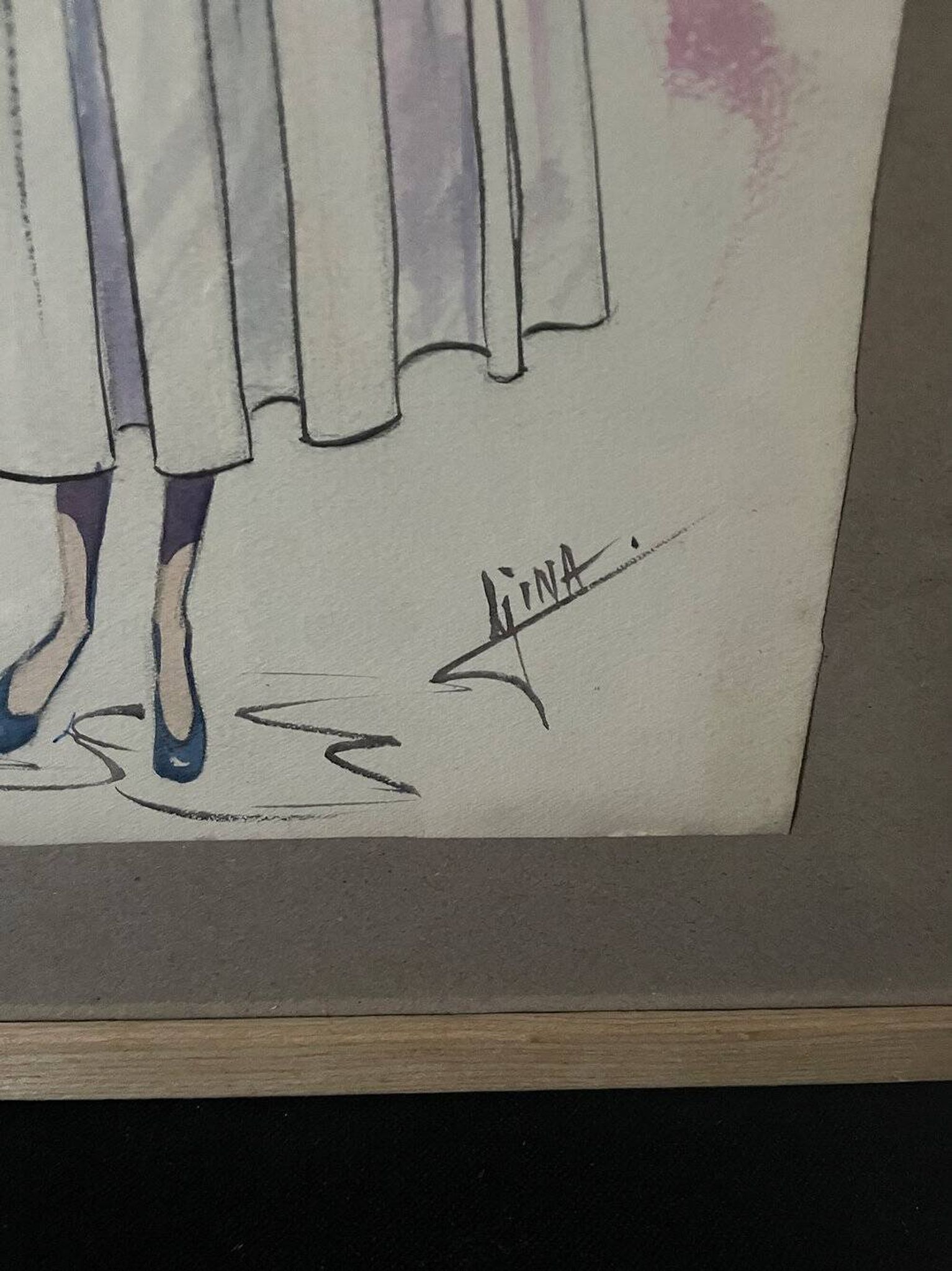Dessin de mode G. Mazoyer