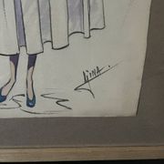 Dessin de mode G. Mazoyer