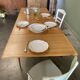 Table à manger vintage à rallonges