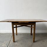 1930’s vintage oak draw leaf dining table