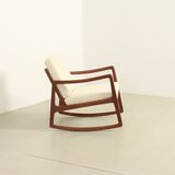 Rocking chair model 120 by Ole Wanscher for France & Son, Denmark, 1951