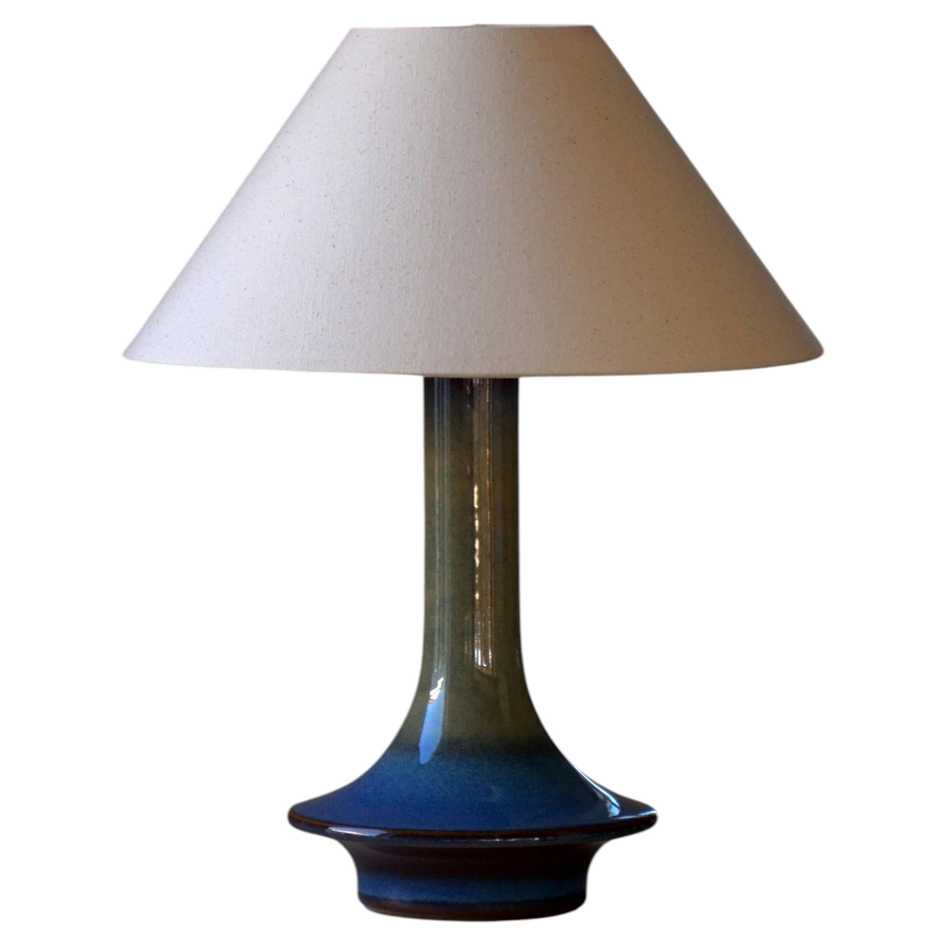 Lampe de table moderne danoise en grès par Joseph Simon pour Søholm Stentøj, années 1960