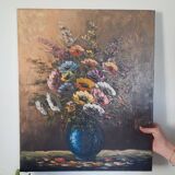 Tableau toile bouquet de fleurs