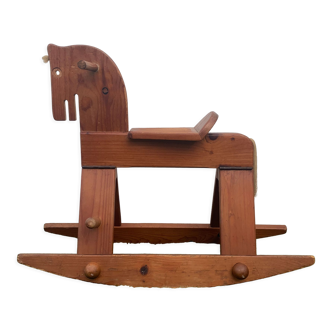 Wooden rocking horse for children