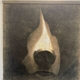 Canvas on oiled paper